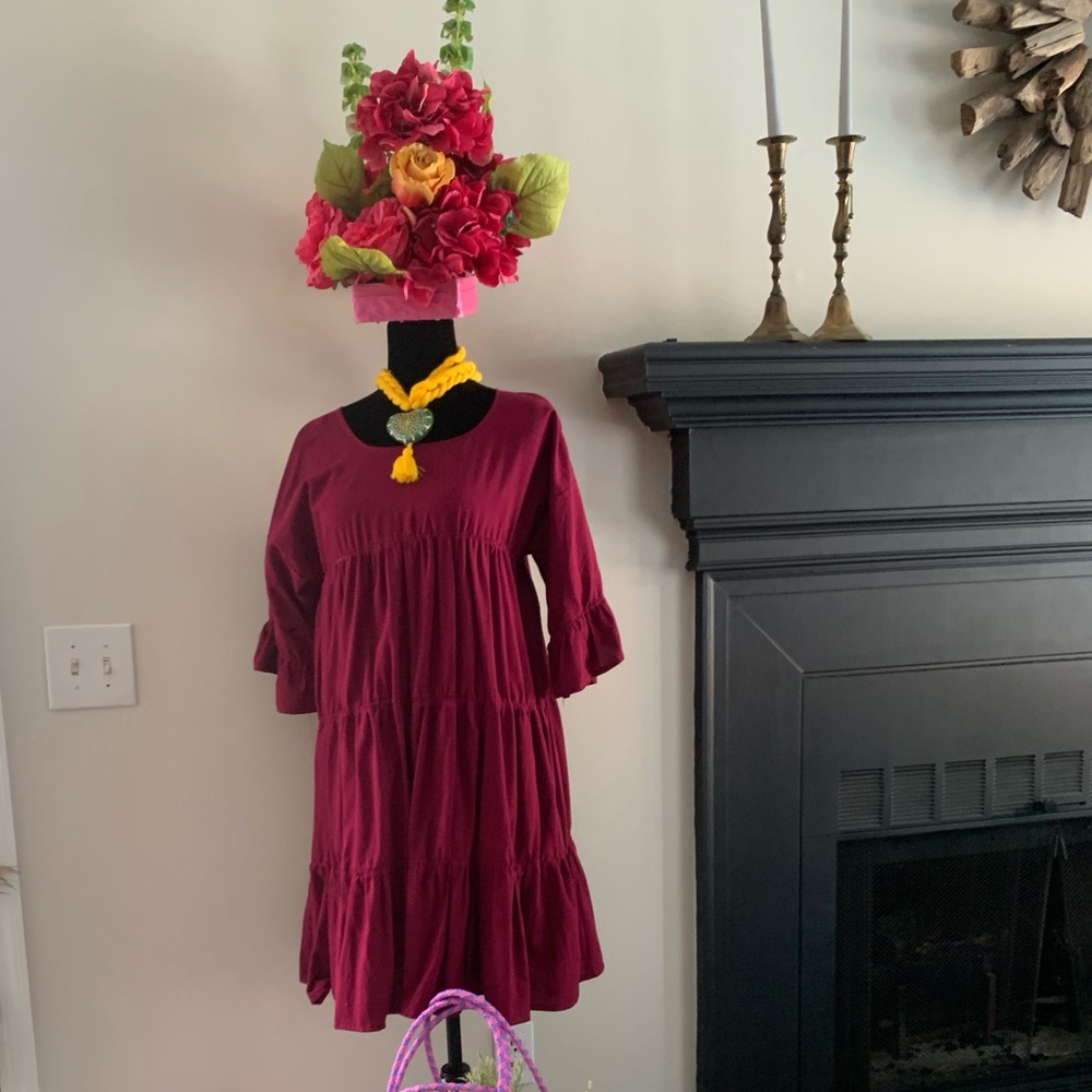 Boho handmade dress